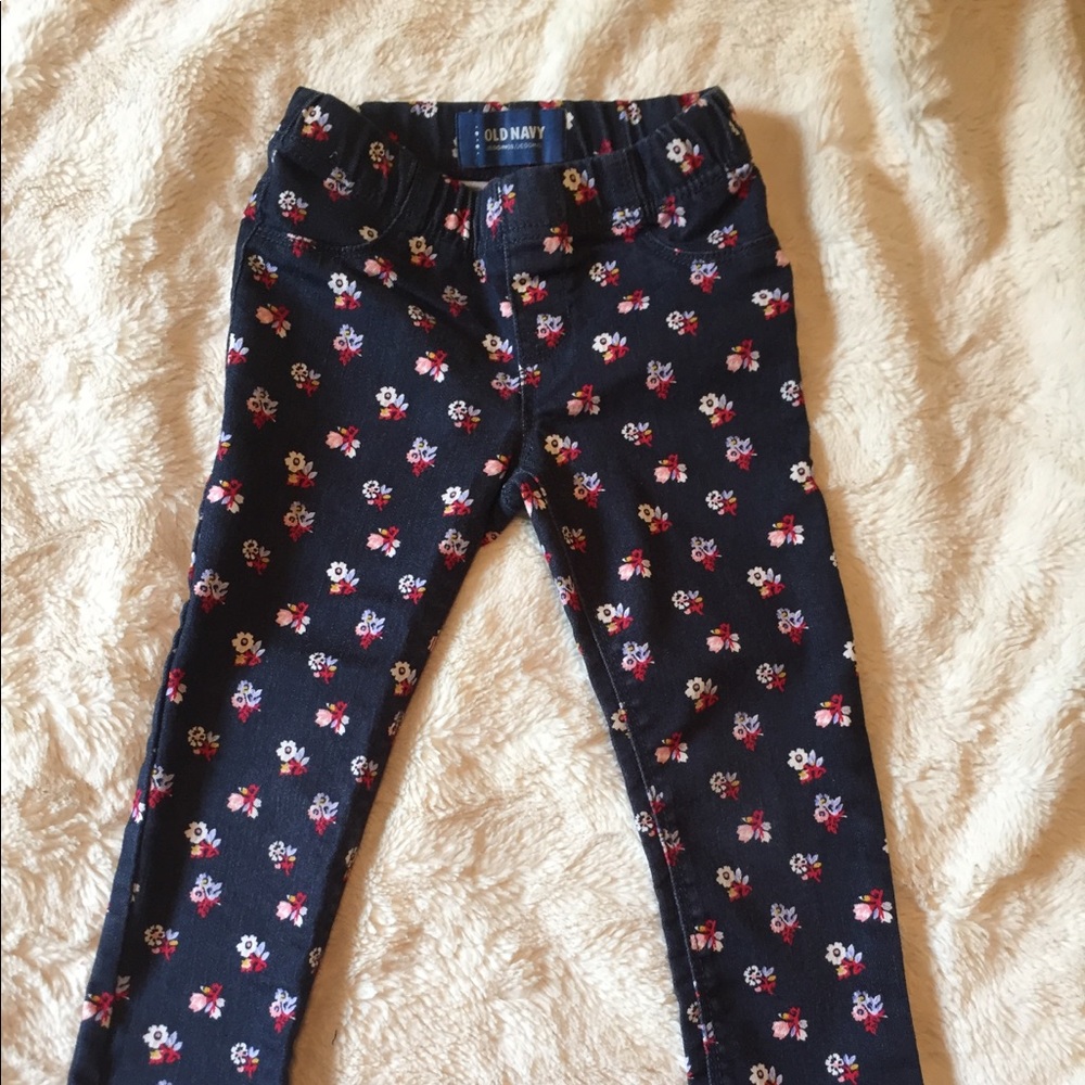Carter's floral print jeggings size 3t
