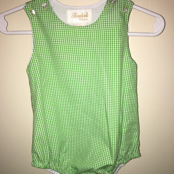 Lime green checked bublble - NWOT - Picture 1 of 1