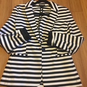 Black and white Express Blazer