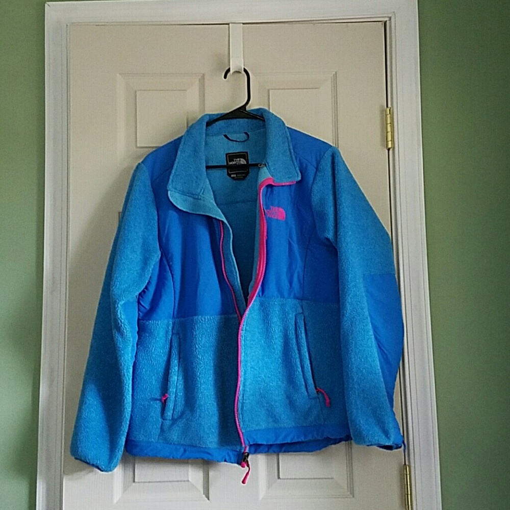 NWOT North Face women's light blue fleece size L