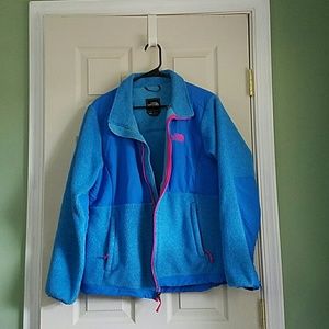 NWOT North Face women's light blue fleece size L