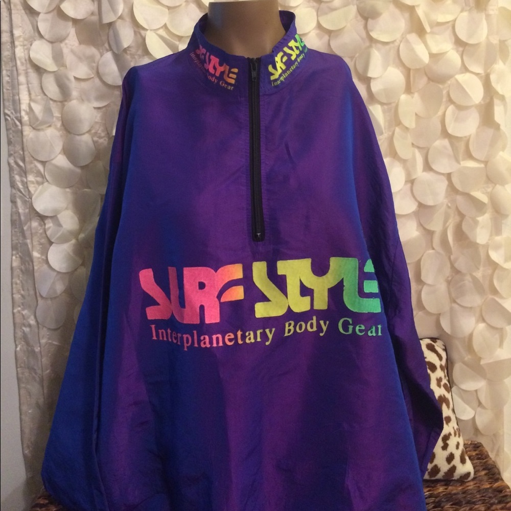 Surf Style pullover windbreaker one size fit all