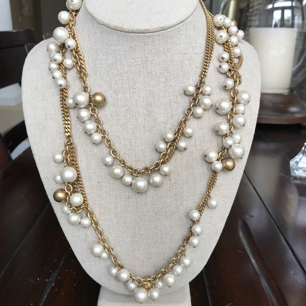 Stella&Dot Gabrielle Pearl Necklace (retail $69)