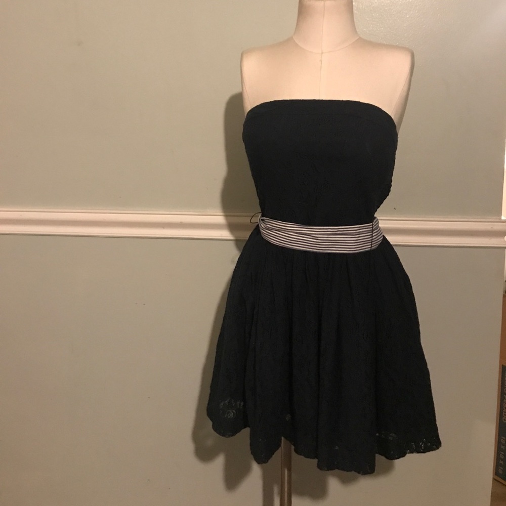Abercrombie & Fitch strapless dress Small 🛳⚓️💙