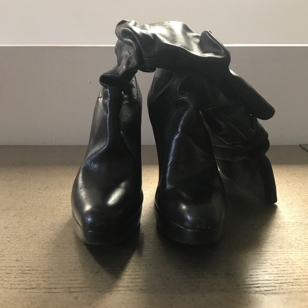 Jessica Simpson 4" wedge boots. Size 36.5.