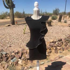 Ted Baker funky black shift dress