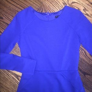 Banana Republic long sleeve blue dress