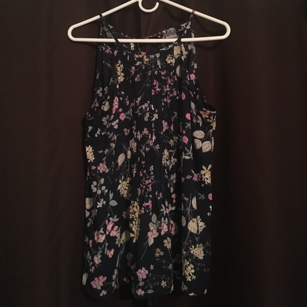 NY&C soho blue tank size medium