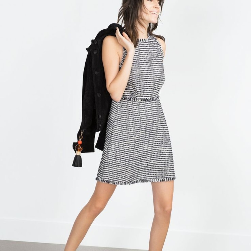 Zara Tweed Dress - NWOT Tweeded Dress