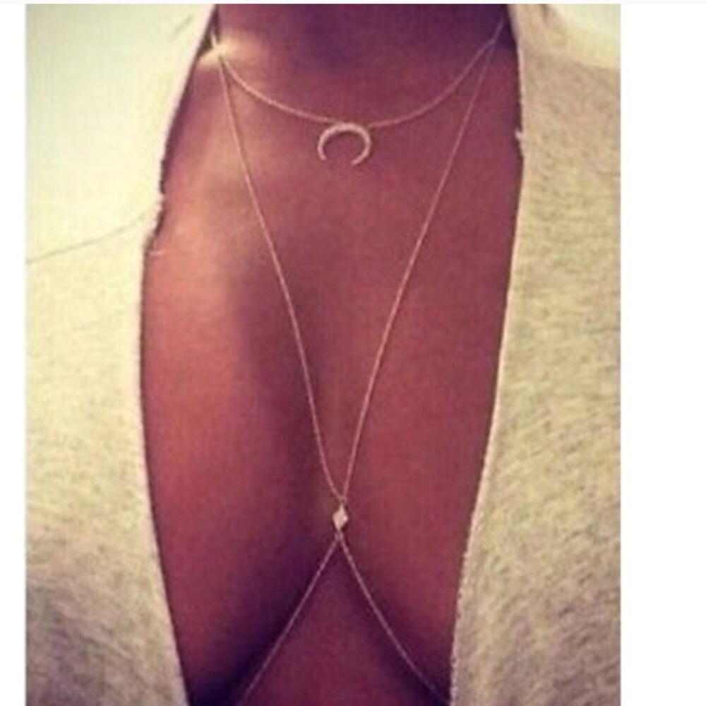Gold Body Moon Chain