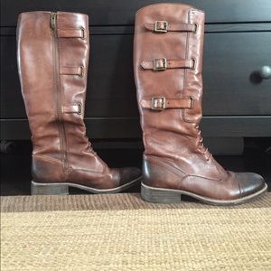 Vince Camuto Distressed Boots