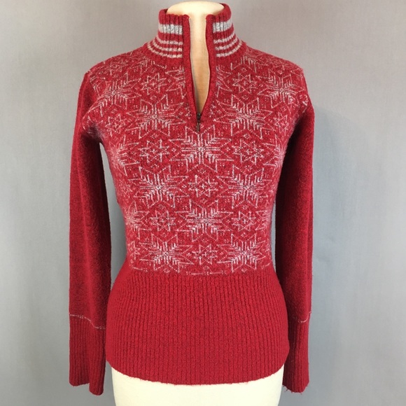 Columbia Sweaters - Columbia XCO Snowflake Holiday Wool Blend Sweater