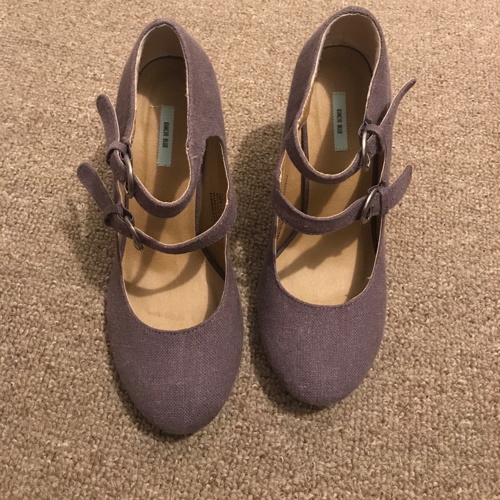 Kimchi Blue Denim like Mary Janes