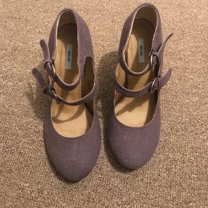 Kimchi Blue Denim like Mary Janes