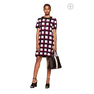 Kate spade window pane check sweater dress
