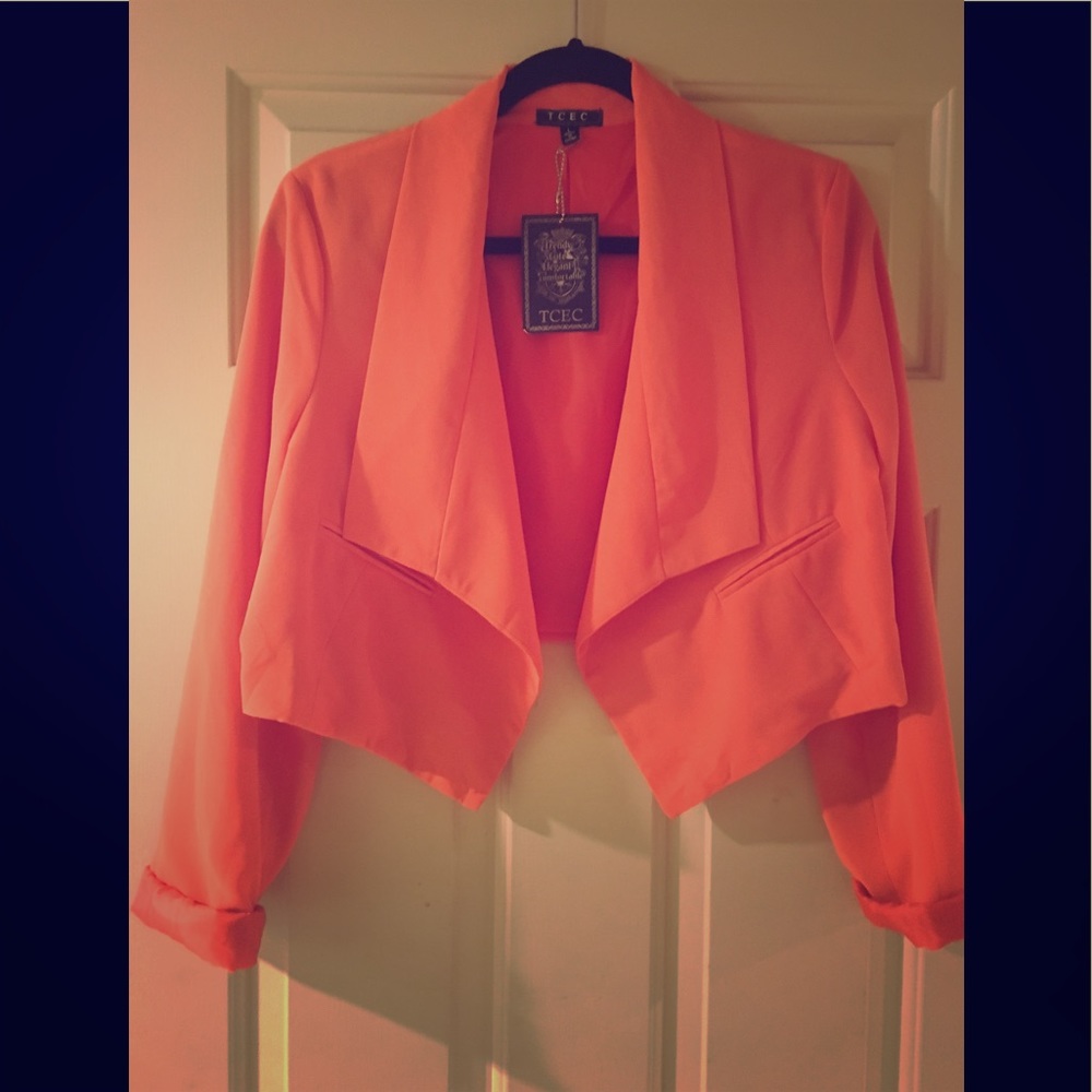 Funky Orange Blazer