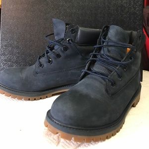 Navy Blue Timberland Boots