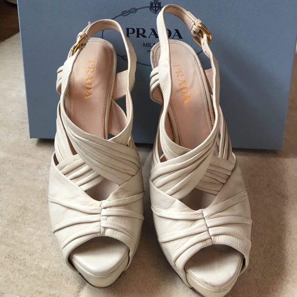 Prada slingback caged platform shoe size 39 - Picture 2 of 4