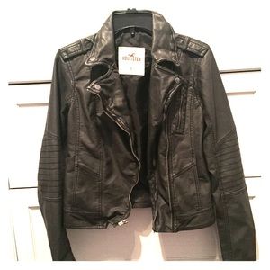 Hollister new leather jacket - Black 🖤