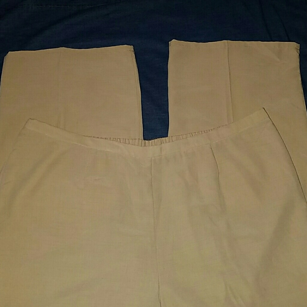 Retro vintage Requirements Tan Slacks 16