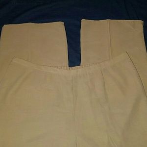 Retro vintage Requirements Tan Slacks 16