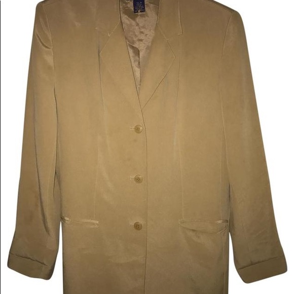 💕💕CHARTER CLUB 100% SILK BLAZER💕10M💕💕 - Picture 1 of 8