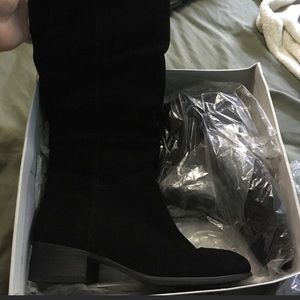 Steve Madden pondrosa Suede black boots
