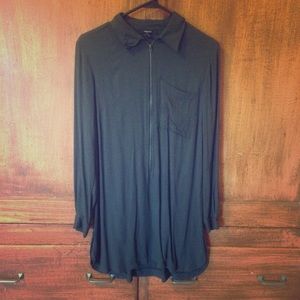 Collared T-shirt Dress Collared T-shirt Dress