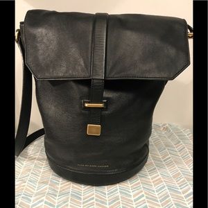 100% Marc By Marc Jacobs Black Leather Bucket Bag 100% Marc By Marc Jacobs Black Leather Bucket Bag