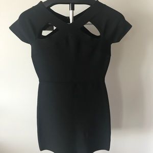 Black bondage BCBG dress size s