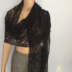 Black Lace Shawl Black Lace Shawl