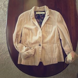 Boho chic anthropologie corduroy blazer