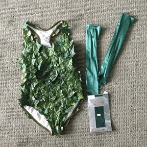 Handmade Poison Ivy Bodysuit / Costume