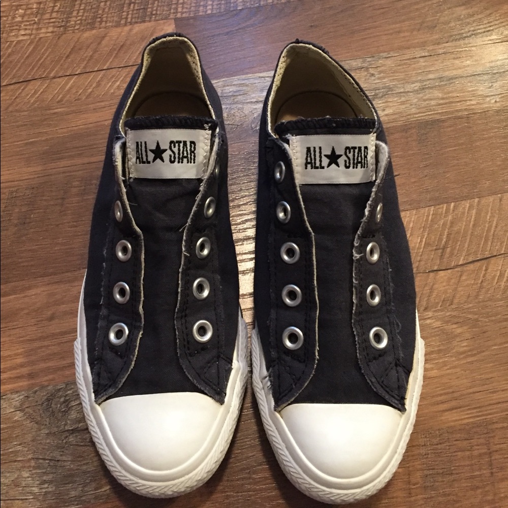 Converse All Star low-rise canvas slip ons Size 6