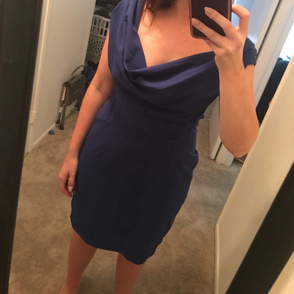 Royal blue dress