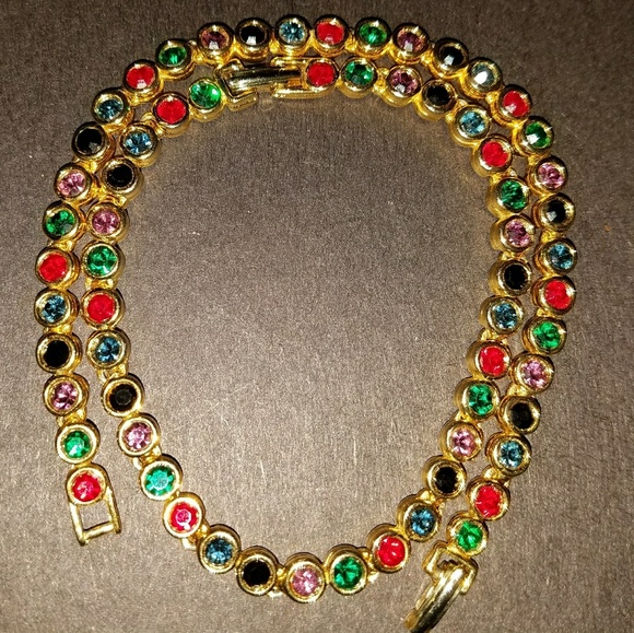 ❤2 Rhinestone bracelets - Picture 2 of 2