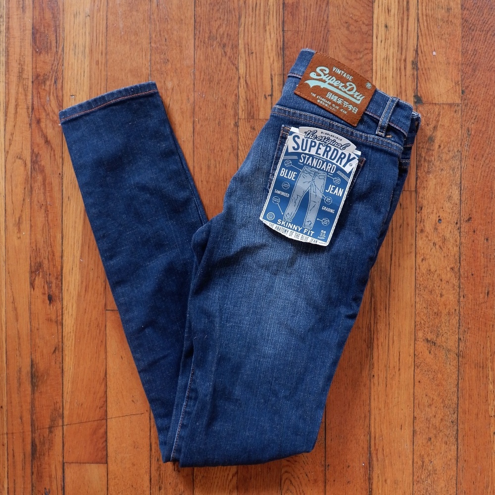 🎉HOST PICK🎉 Superdry The Standard Blue Skinny Jean