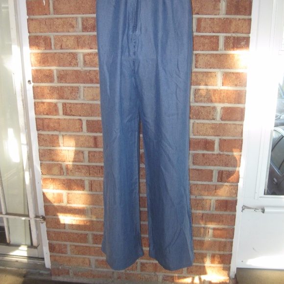 Nordstrom Astr The Label Chambray Halter Jumpsuit - Picture 6 of 8