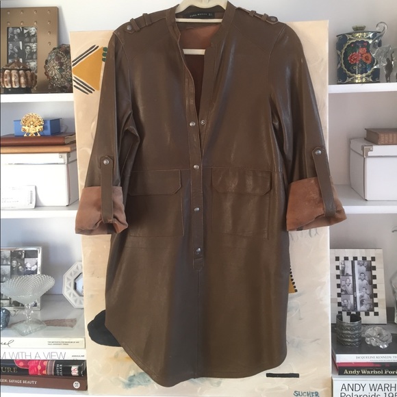 Leather Tunic Dress