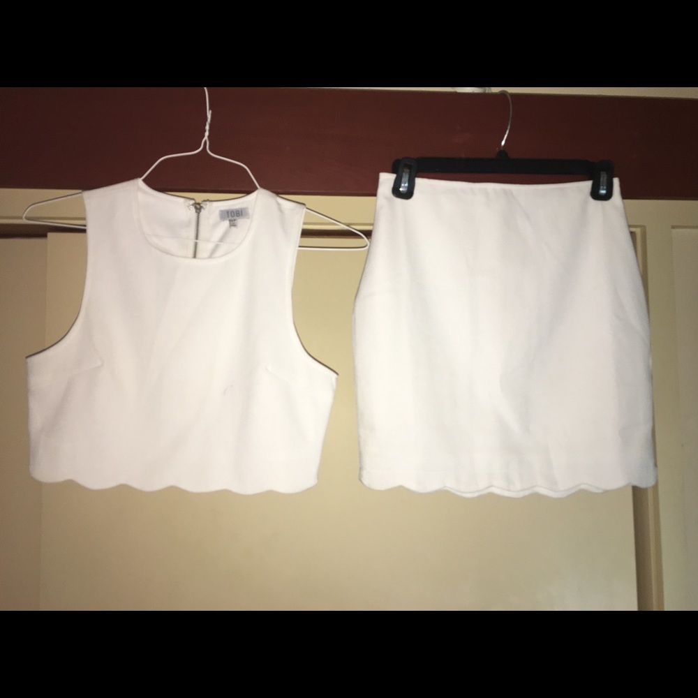 White two piece