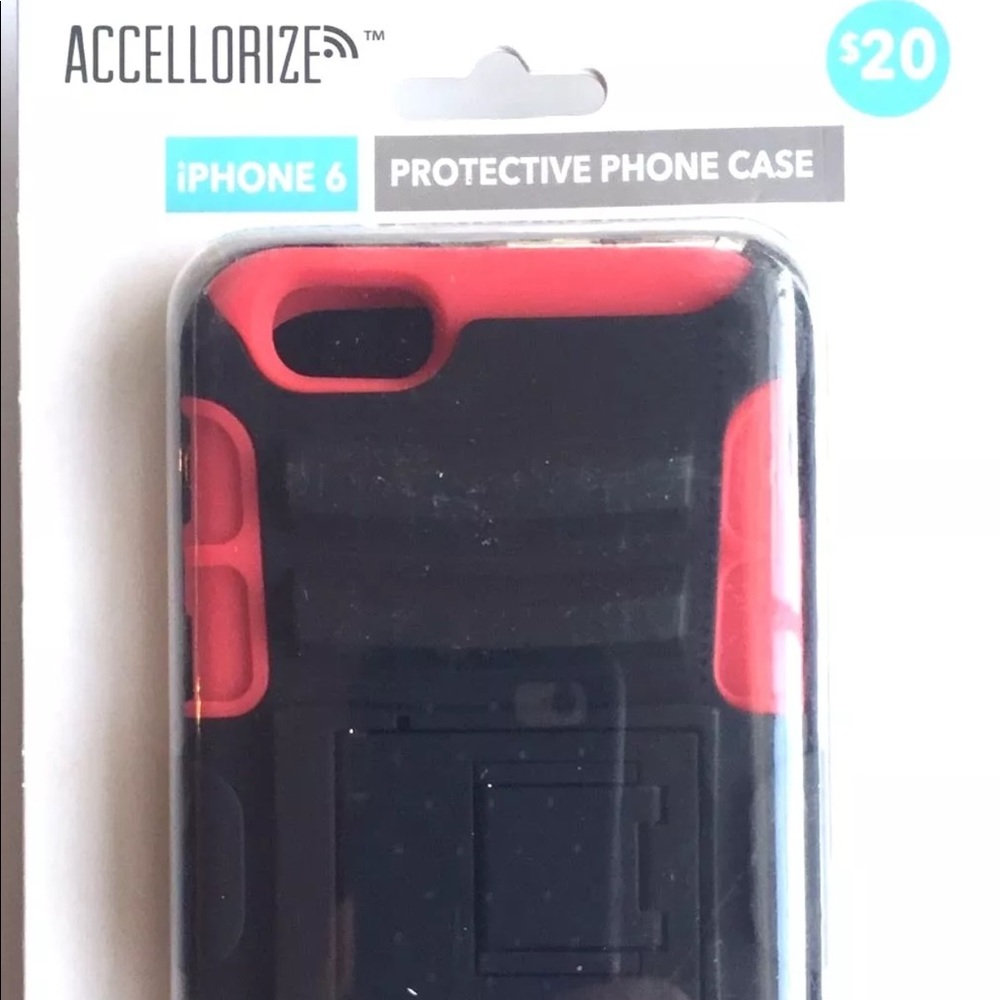 New red and black iPhone 6 case