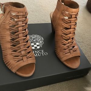 Vince Camuto open toe ankle strap