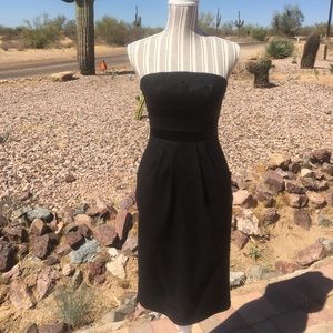 DVF midnight black cocktail dress