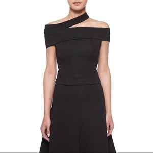 Nicholas Black Textured Ponte Off Shoulder Crop XS Nicholas Black Textured Ponte Off Shoulder Crop XS