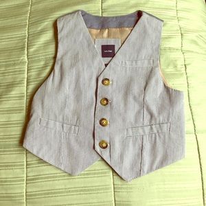 NWT Baby Gap pinstriped vest