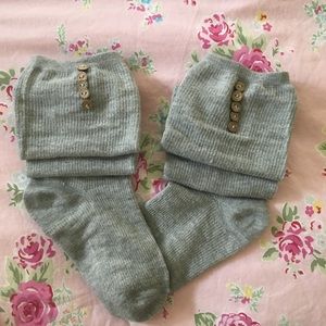 Urban outfitters Grey thigh high socks