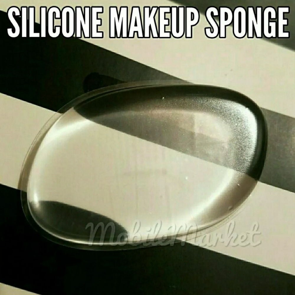 Clear silicone makeup silisponge blender
