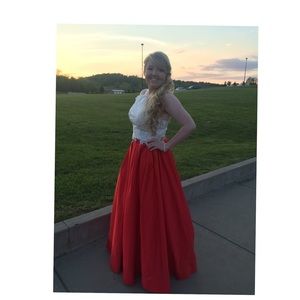 Two piece Prom dress size 12 only worn once