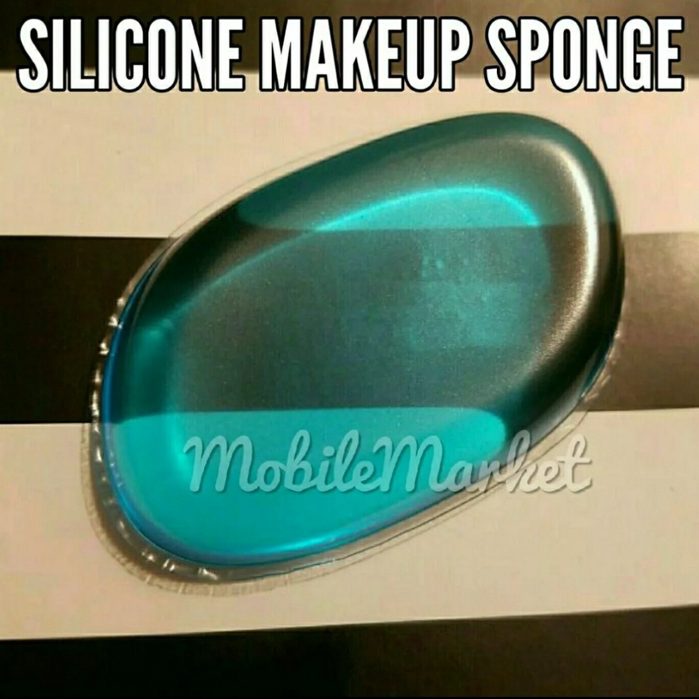 Blue silicone makeup silisponge blender