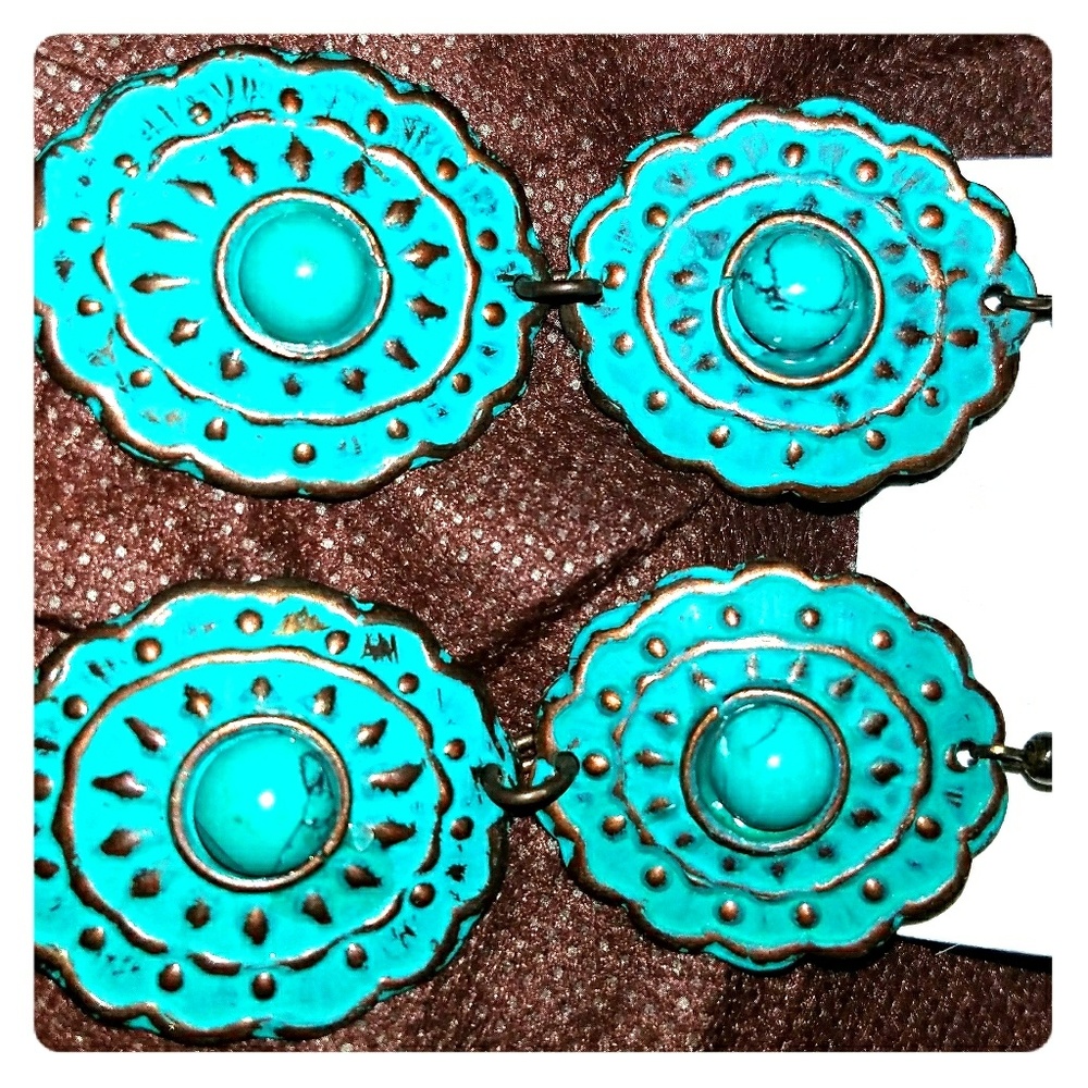 Patina earrings